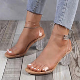 Talons aiguilles en PVC Clear Goals